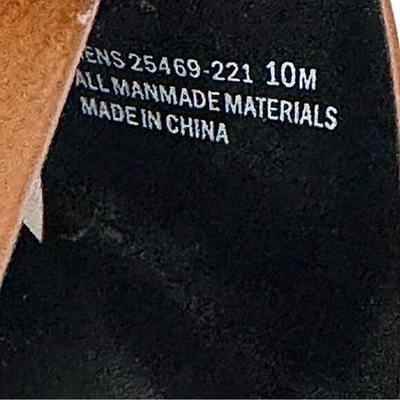 Stacy Adams Daniel Cross Strap Mens Slide Sandal - Brown Pre-Owned Size 10 M - Picture 4 of 10